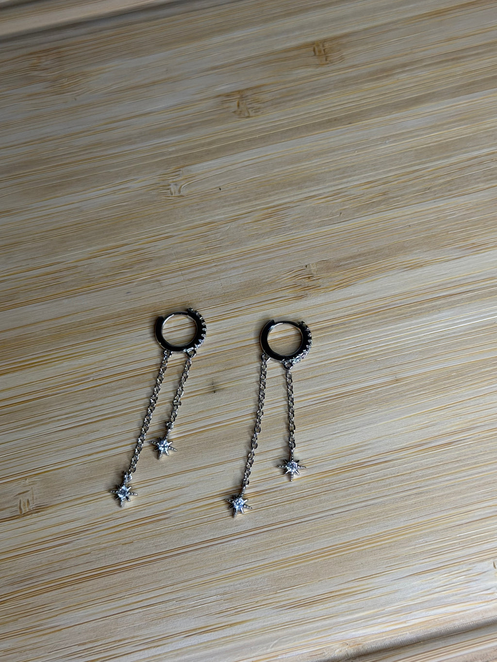 Boucle d’oreille Iness ( argenté )