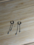 Boucle d’oreille Iness ( argenté )