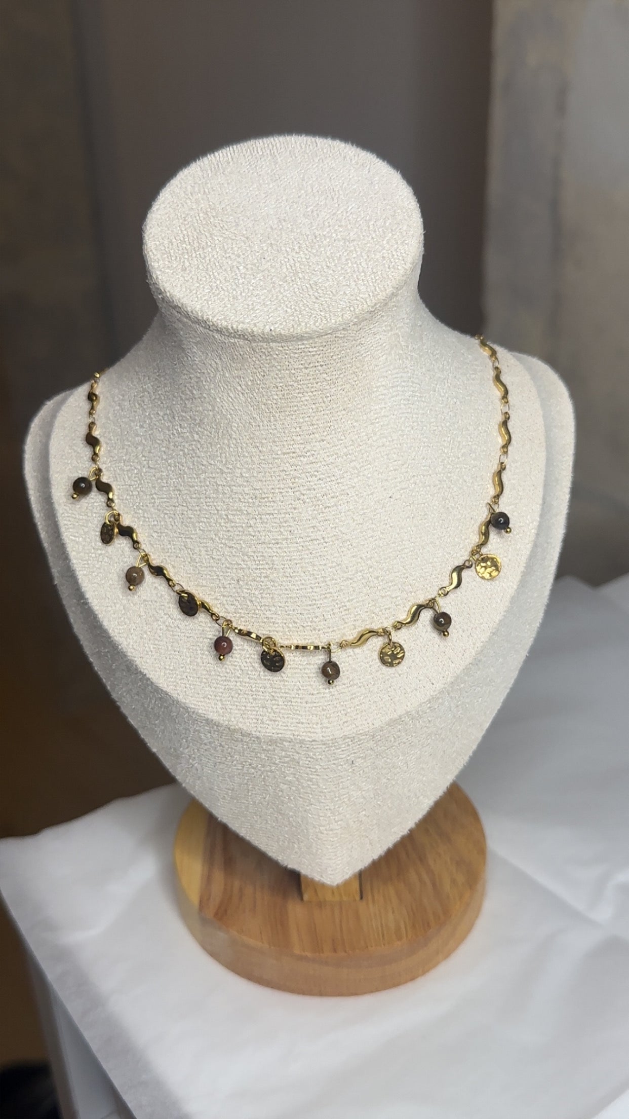 Collier Elisa (marron)