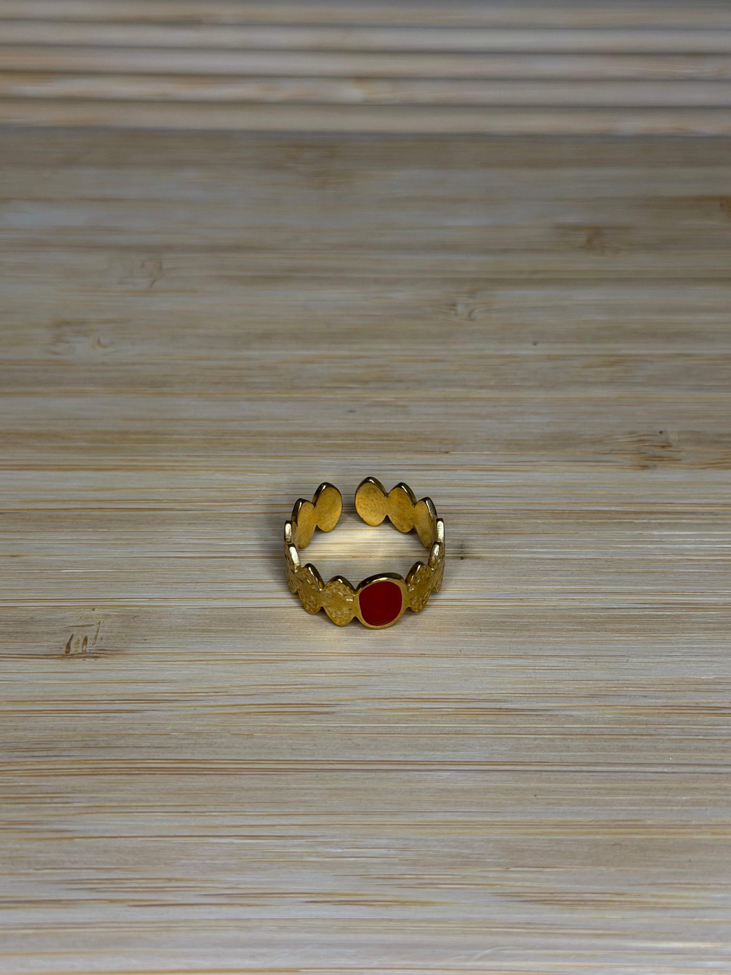 Bague janeiro (rouge)