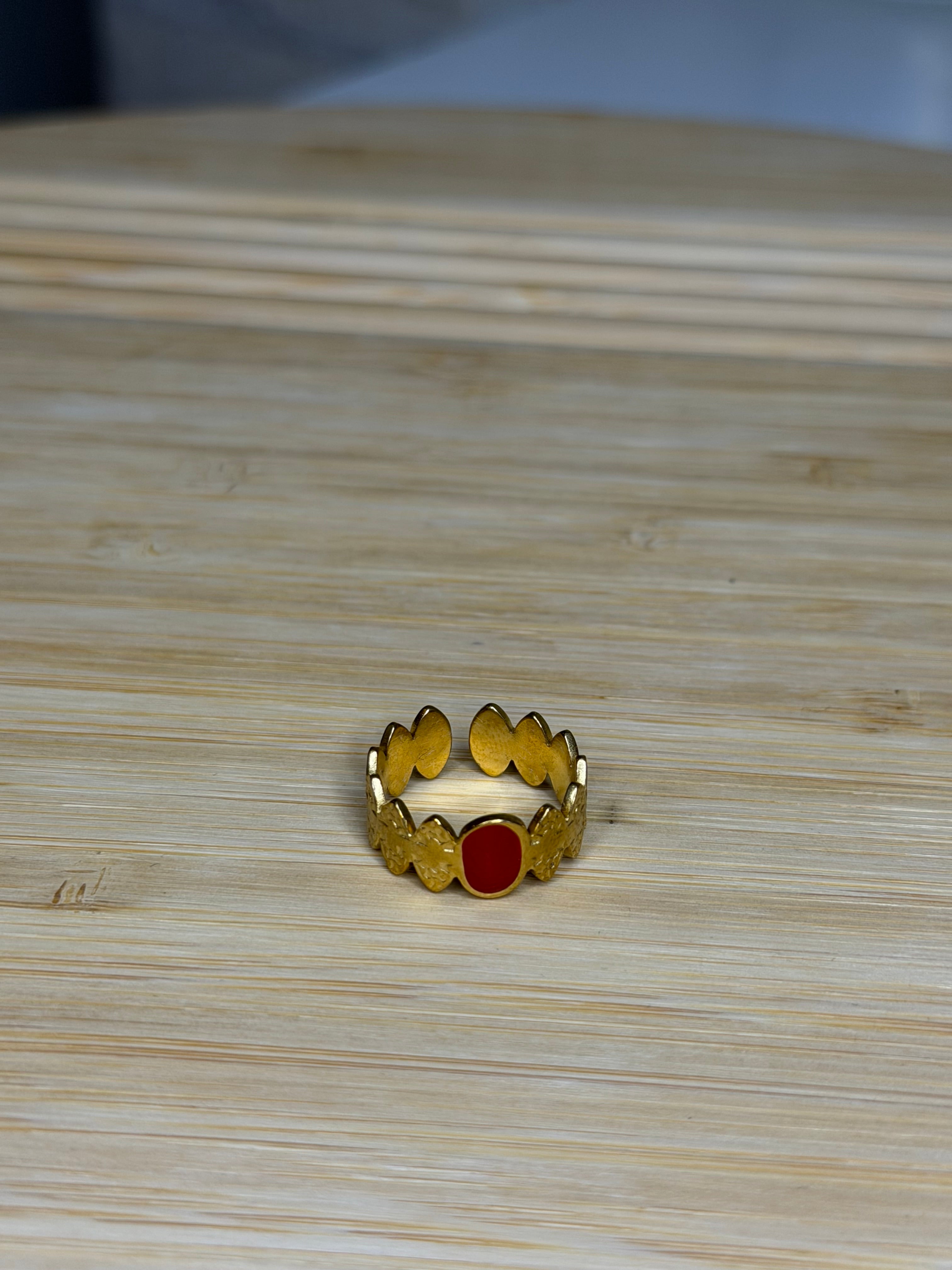Bague janeiro (rouge)