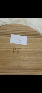 Boucle d’oreille Ambre