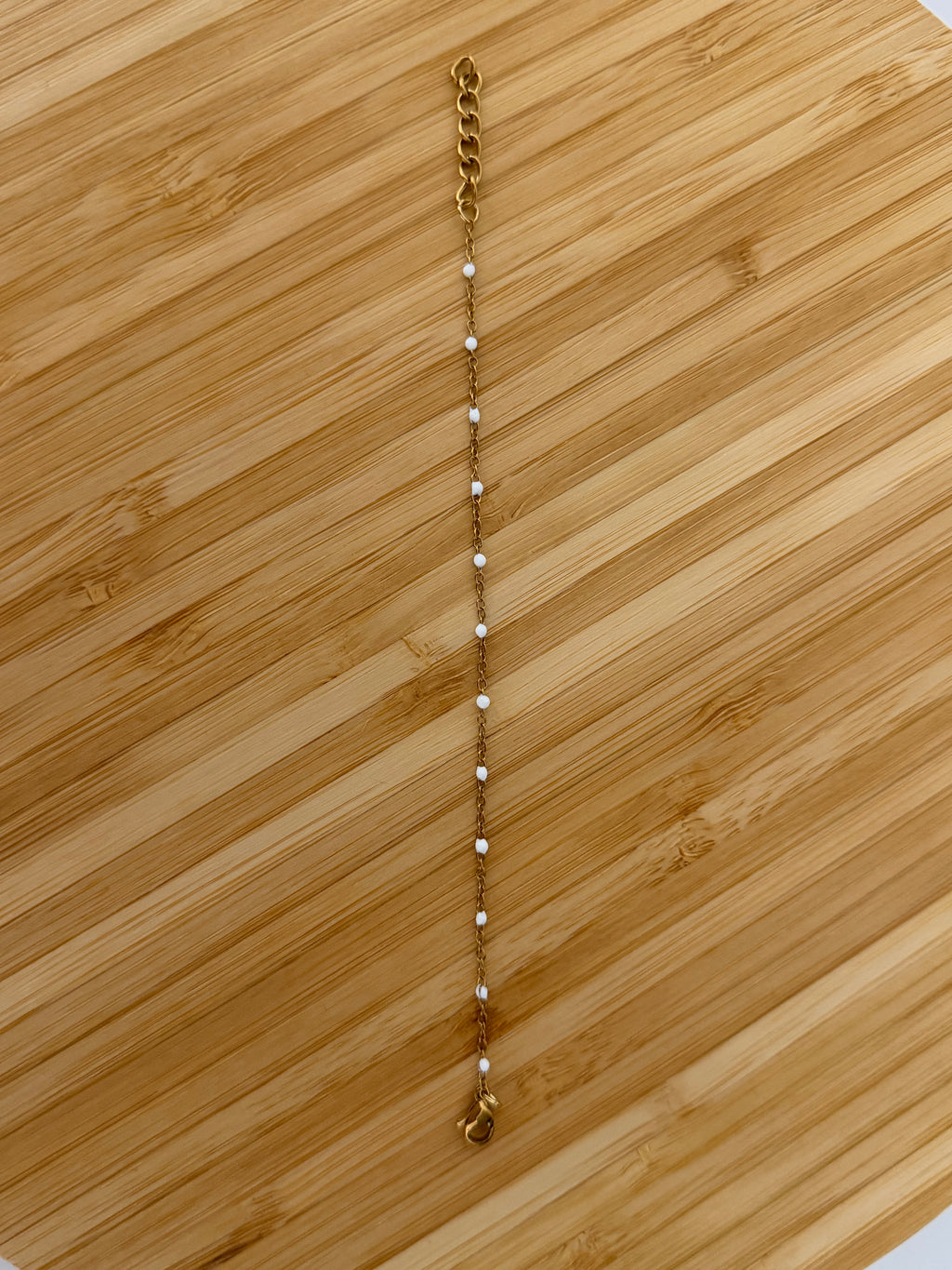 Bracelet Justine blanc