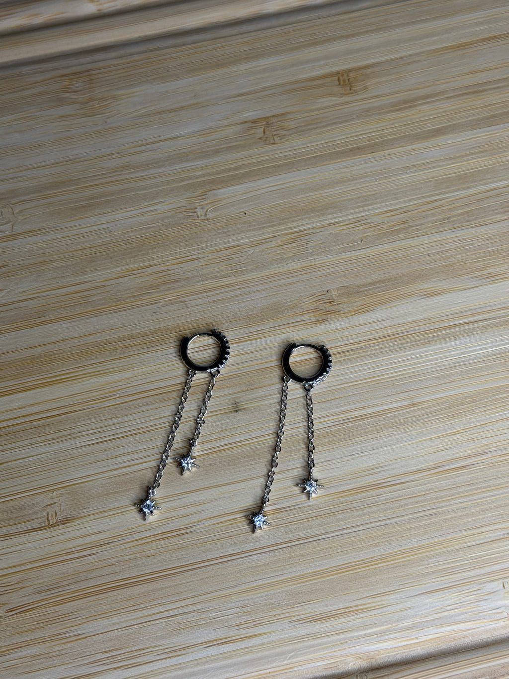 Boucle d’oreille Iness ( argenté )