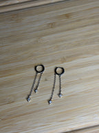 Boucle d’oreille Iness ( argenté )