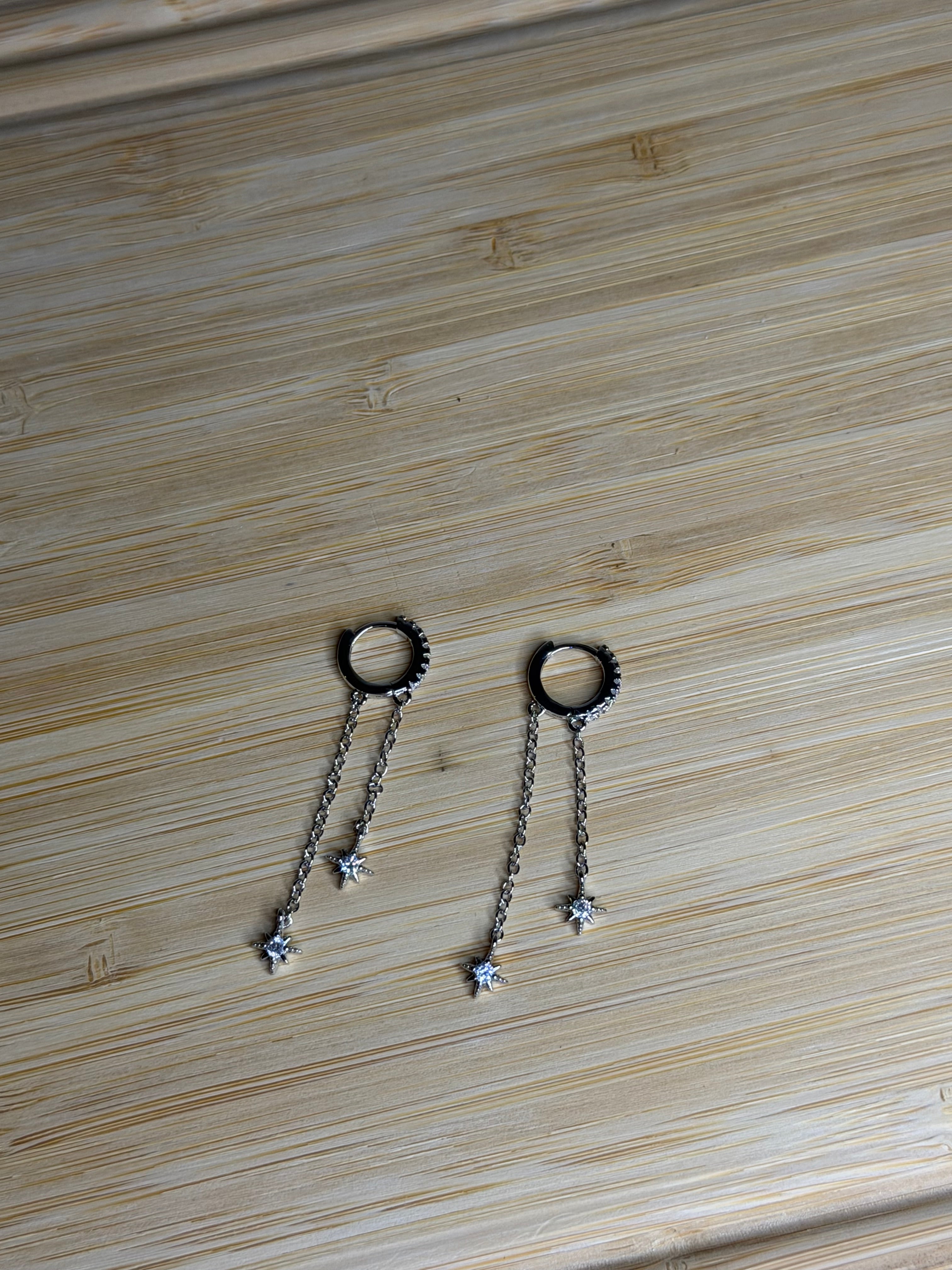 Boucle d’oreille Iness ( argenté )